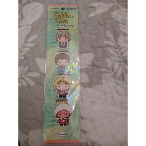 Golden Girls magnetic page clips, bookmark set